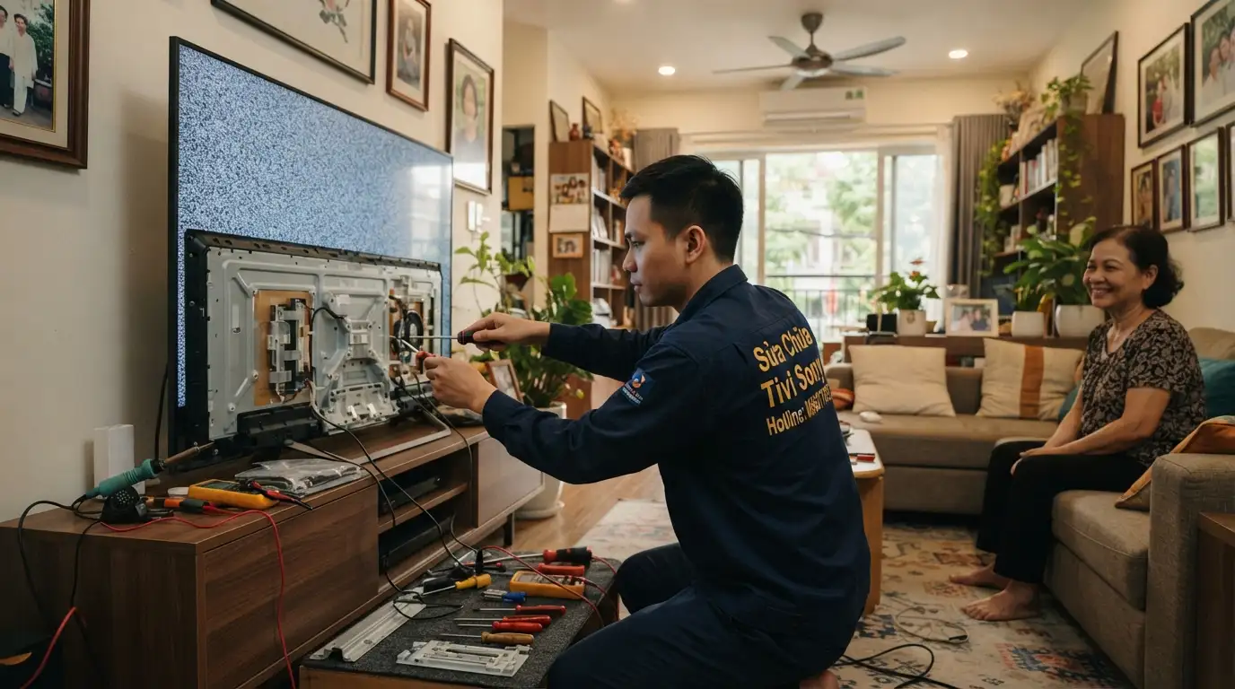 Thợ sửa tivi sony phường An Khánh kiểm tra tận nơi