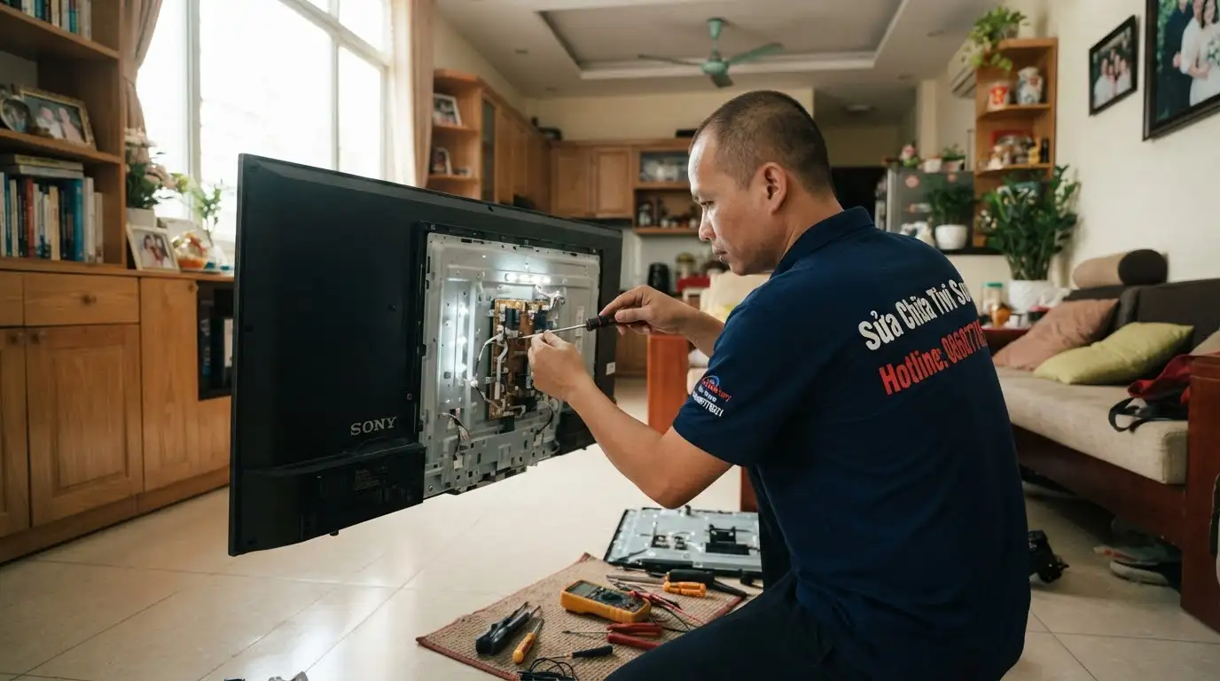 Sửa tivi sony phường An Lạc báo giá minh bạch