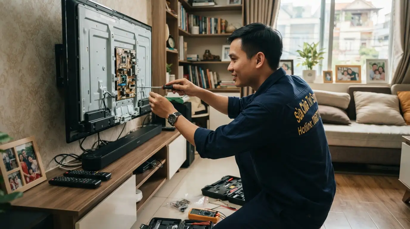 Địa chỉ sửa tivi sony phường Bình Thới uy tín lấy ngay