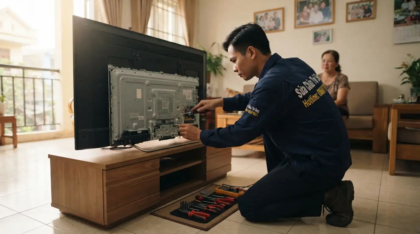 Sửa tivi sony uy tín phường Đức Nhuận đội ngũ thợ lành nghề