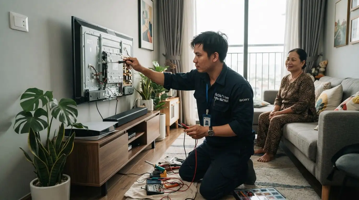 Thợ sửa tivi sony phường Gò Vấp chuyên nghiệp tận nhà