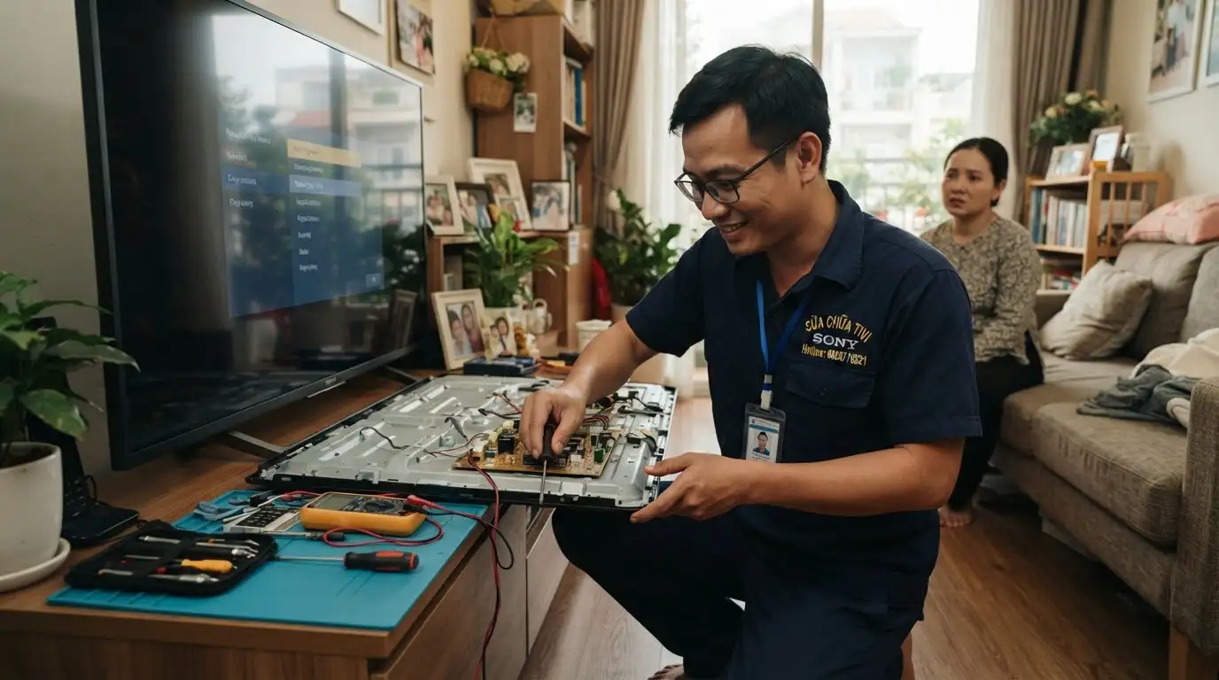 Địa chỉ sửa tivi sony phường Khánh Hội chuyên nghiệp