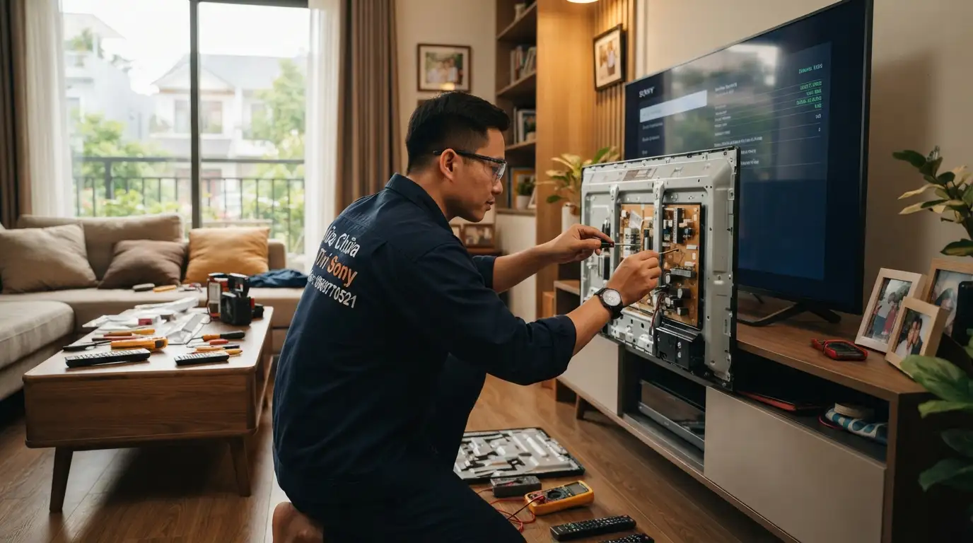 Dịch vụ sửa tivi sony phường Long Trường xử lý tận nơi