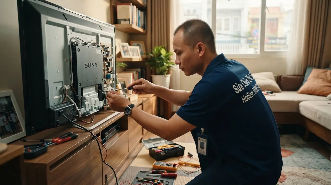 Dịch vụ sửa tivi sony phường Nhiêu Lộc