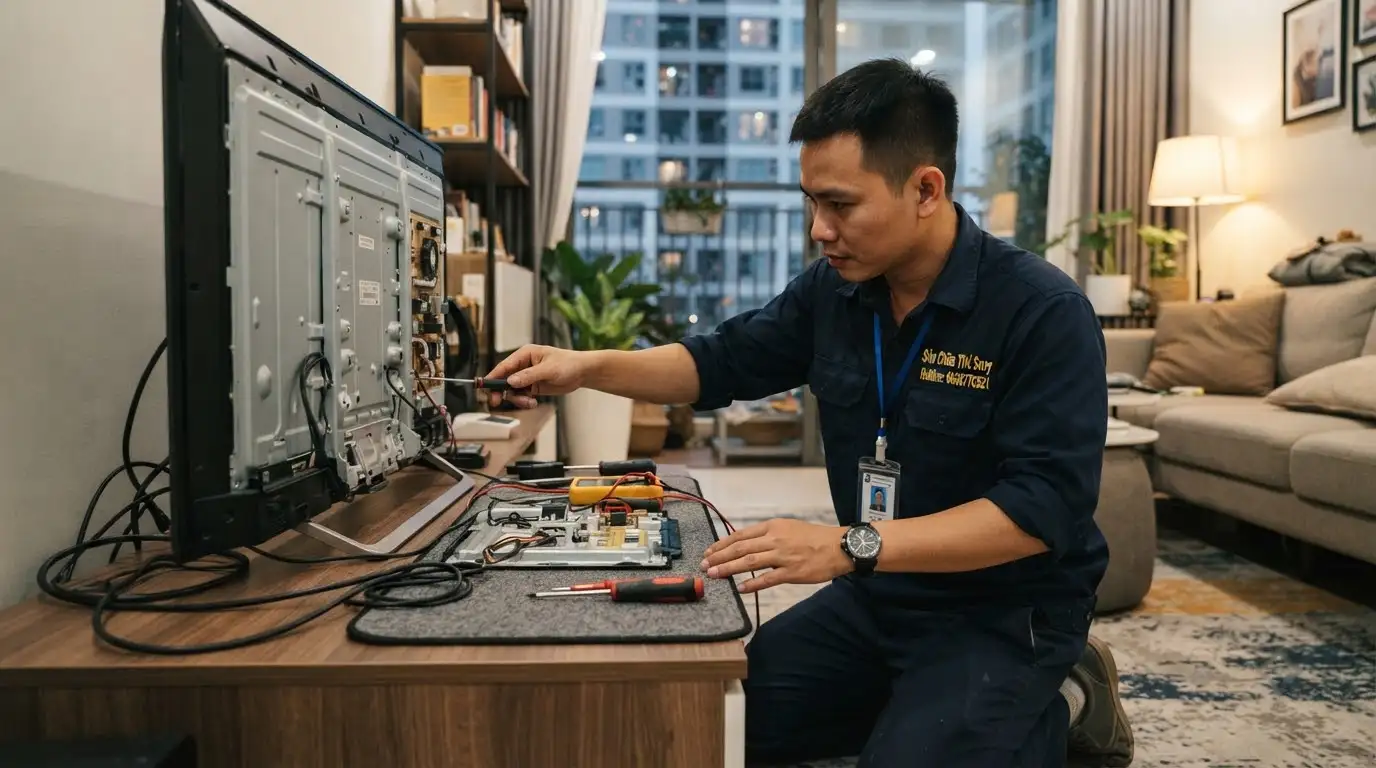 Sửa tivi sony phường Phước Long thợ giỏi chuyên nghiệp