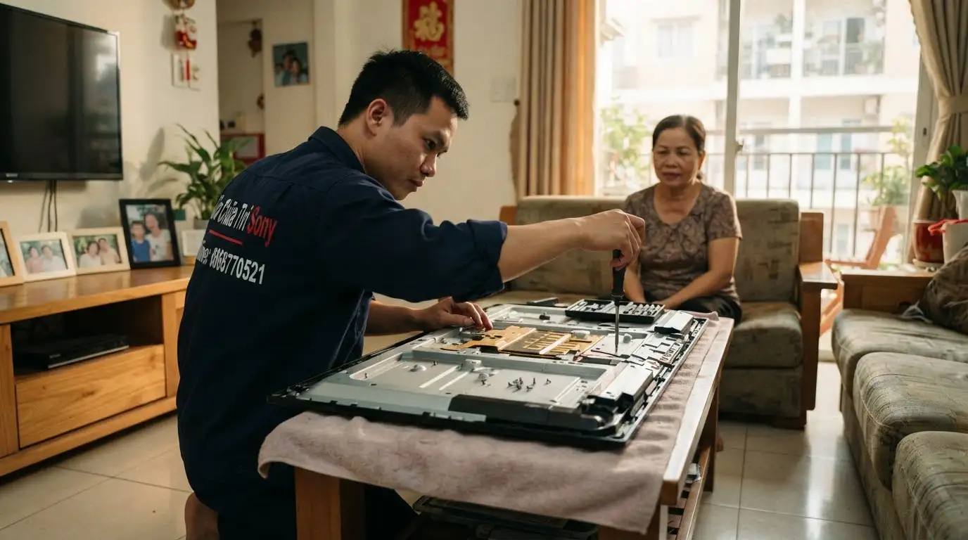Chính sách bảo hành tivi Sony chu đáo dài hạn tại phường Tân Định