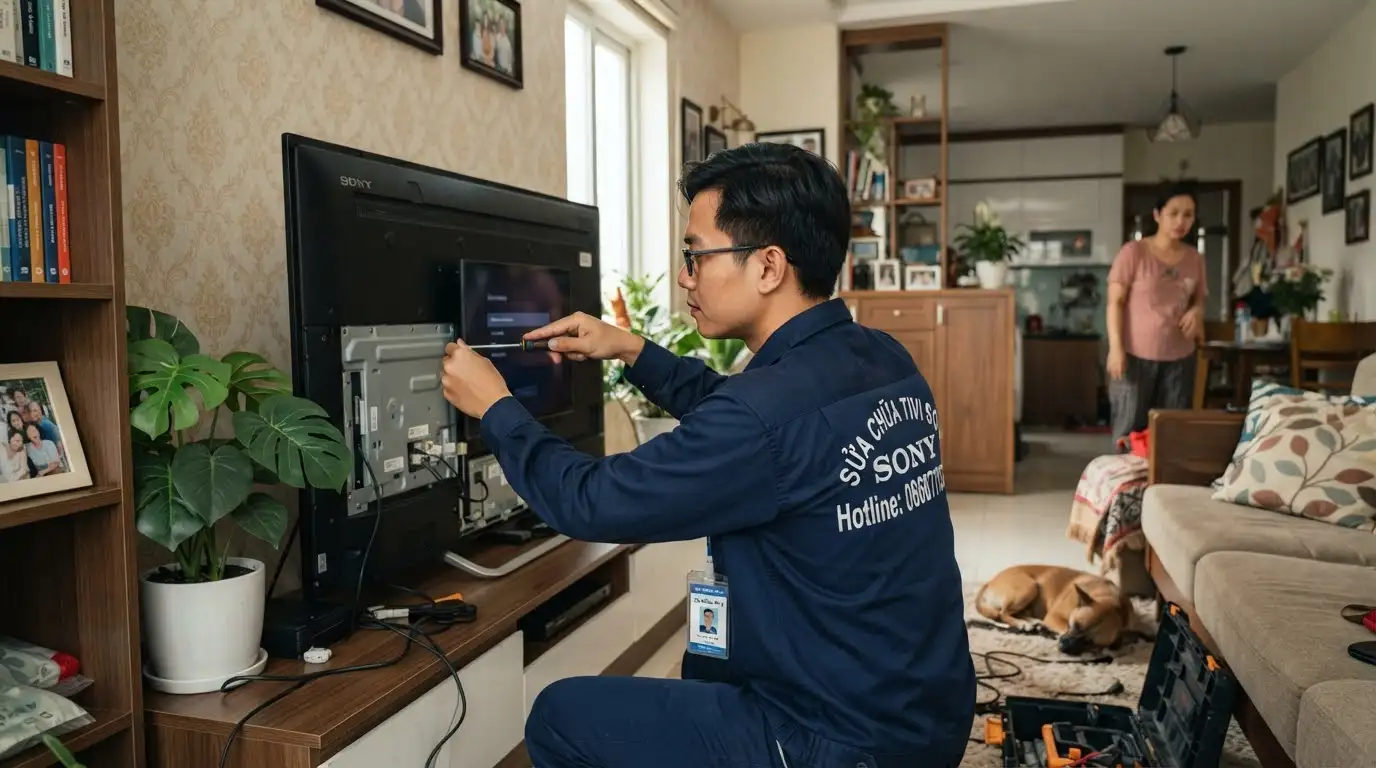 Sửa tivi sony phường Tân Hòa giá niêm yết công khai