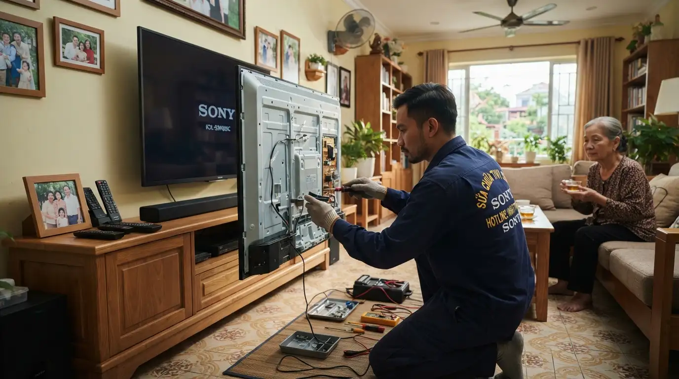 So sánh dịch vụ sửa chữa tivi sony phường Tân Hòa tận nơi