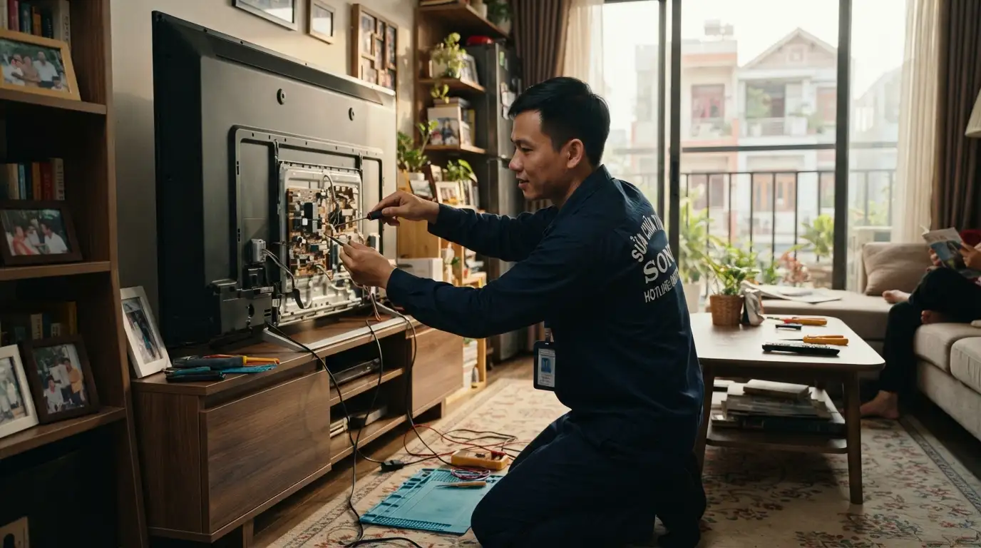 Sửa tivi sony phường Tân Sơn Hòa tại nhà