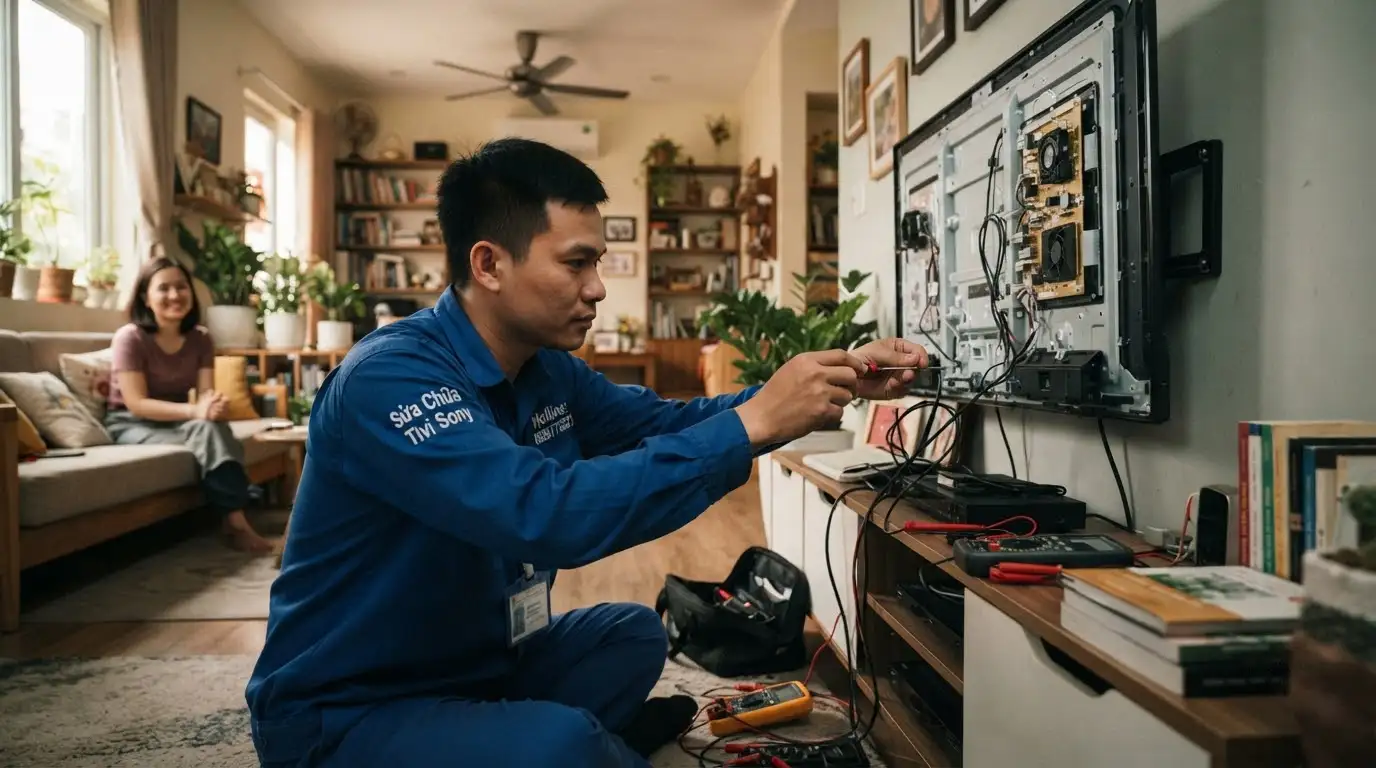 Sửa tivi sony phường Thông Tây Hội