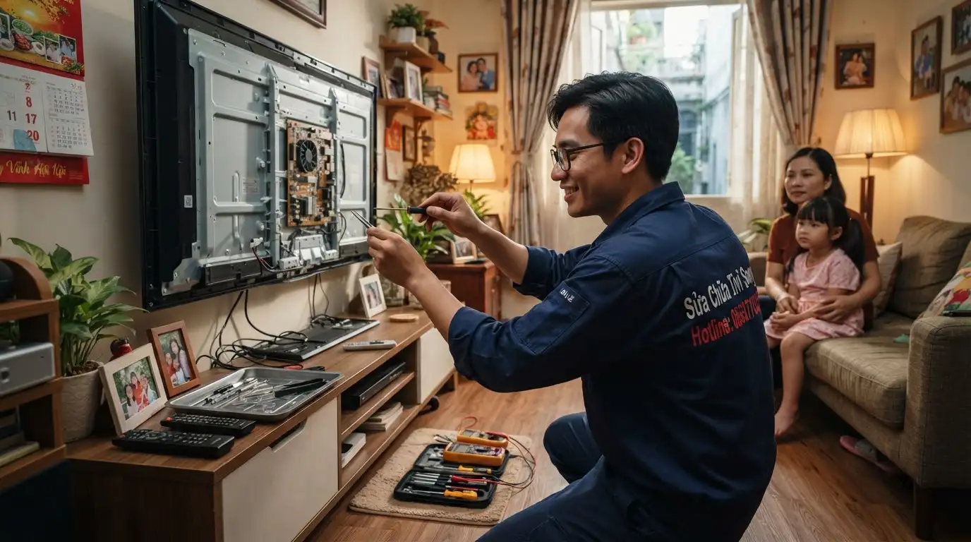 Sửa tivi sony phường Vĩnh Hội chuyên nghiệp tại nhà
