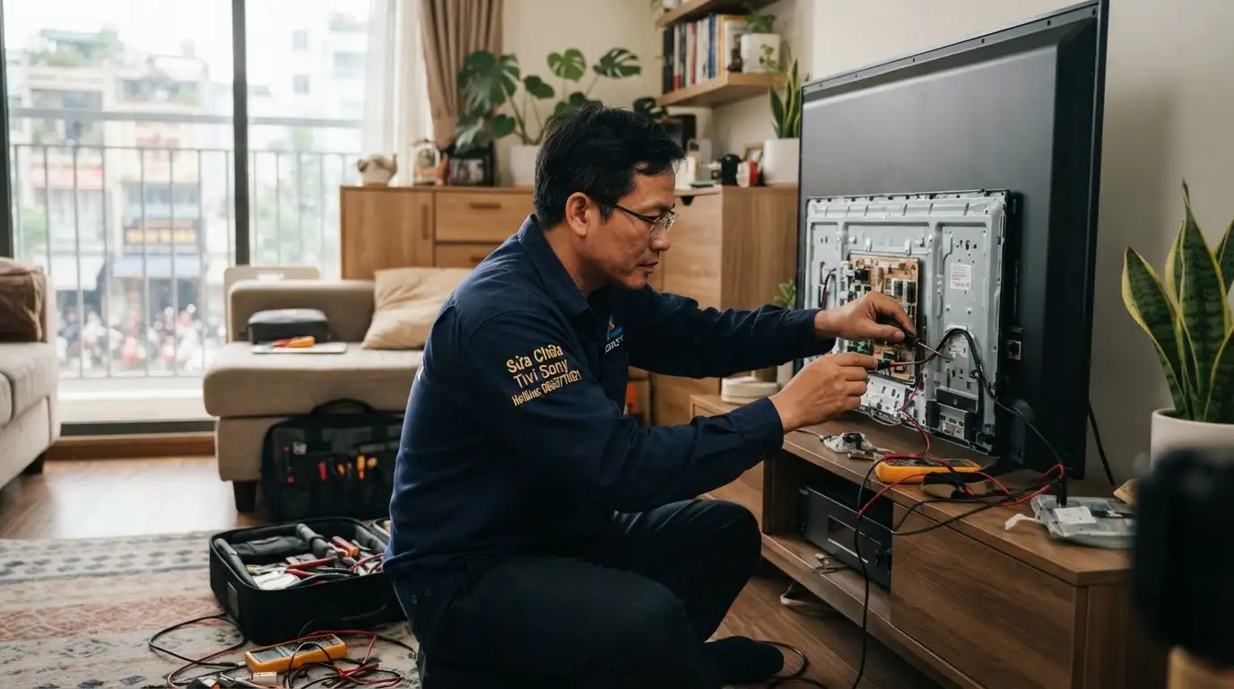 Dịch vụ sửa tivi sony quận 1 tại nhà uy tín