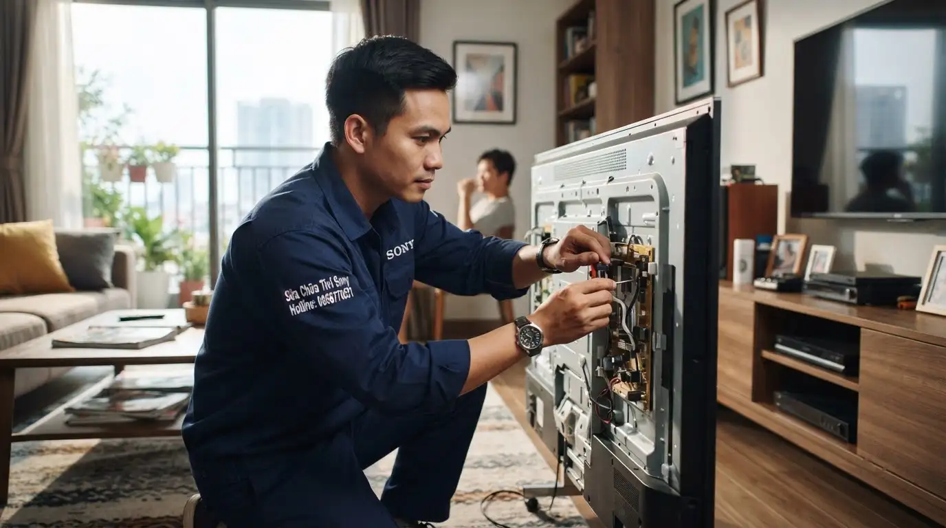 Bảng giá sửa tivi sony quận 4 minh bạch chi tiết