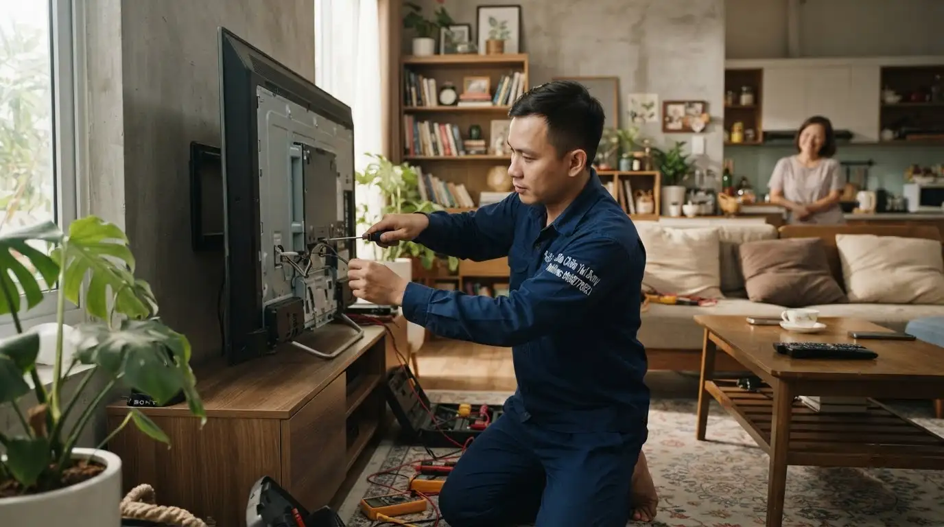 Sửa tivi sony quận 9 tại nhà uy tín chuyên nghiệp