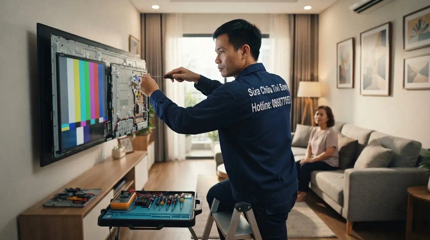 Sửa tivi sony quận Tân Phú kiểm tra báo giá minh bạch