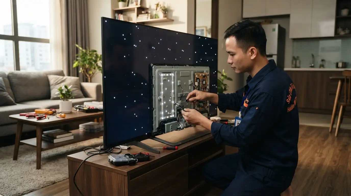 thay led tivi sony bị đốm trắng giá rẻ chính hãng