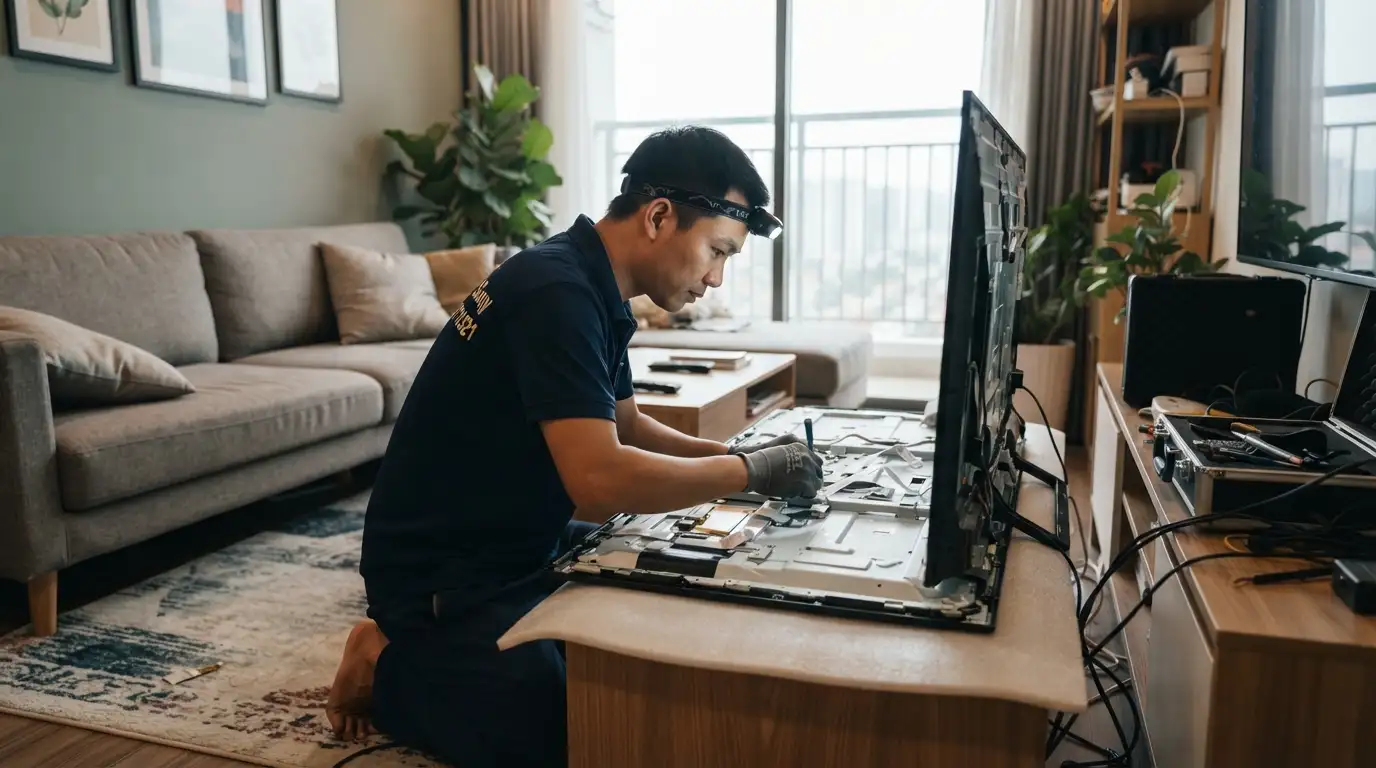 bảng giá sửa tivi sony hỏng màn hình niêm yết chính hãng