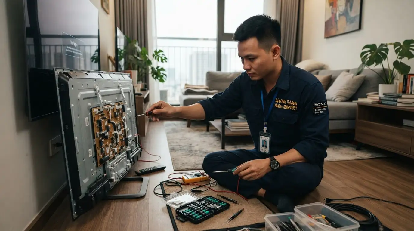 tivi sony không nhận remote và cách nhận biết lỗi mắt thần hỏng