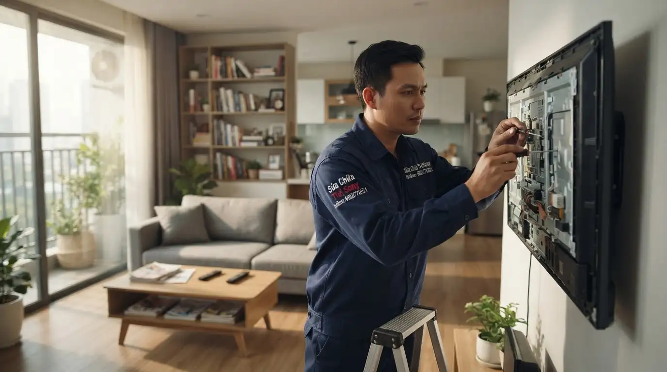 bảng giá sửa tivi sony không vào được internet