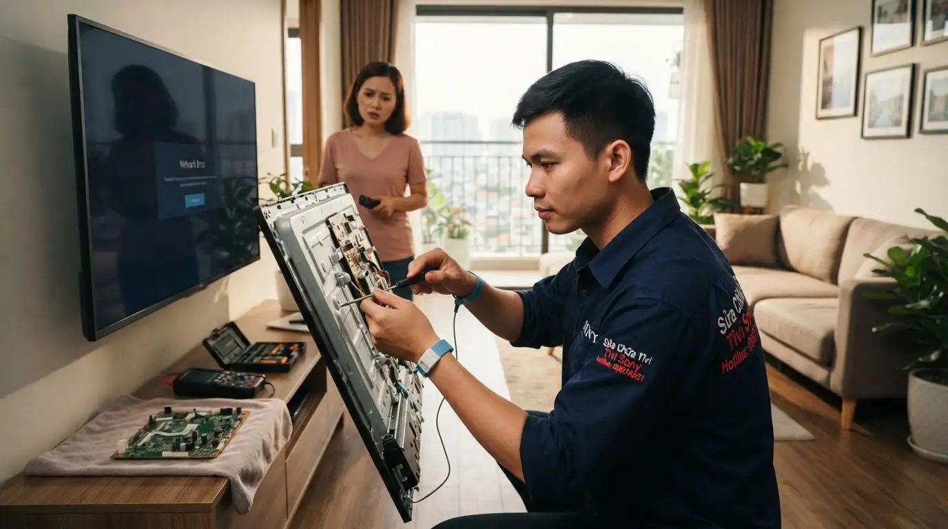 tivi sony không vào được youtube