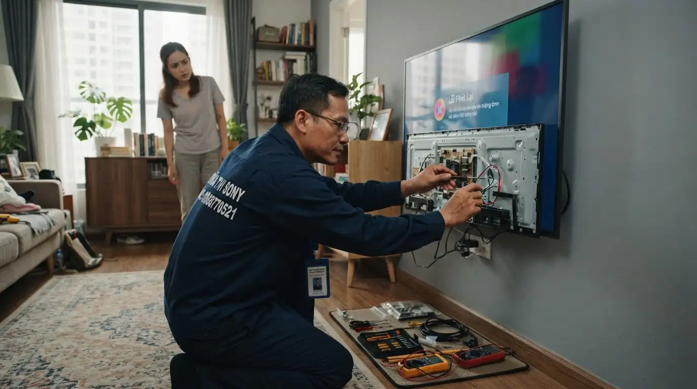 tivi sony lỗi không cho phép phát lại do xung đột phần mềm