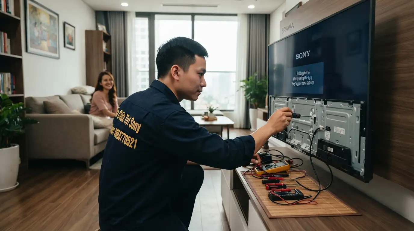 bảng giá sửa tivi sony lỗi không cho phép phát lại