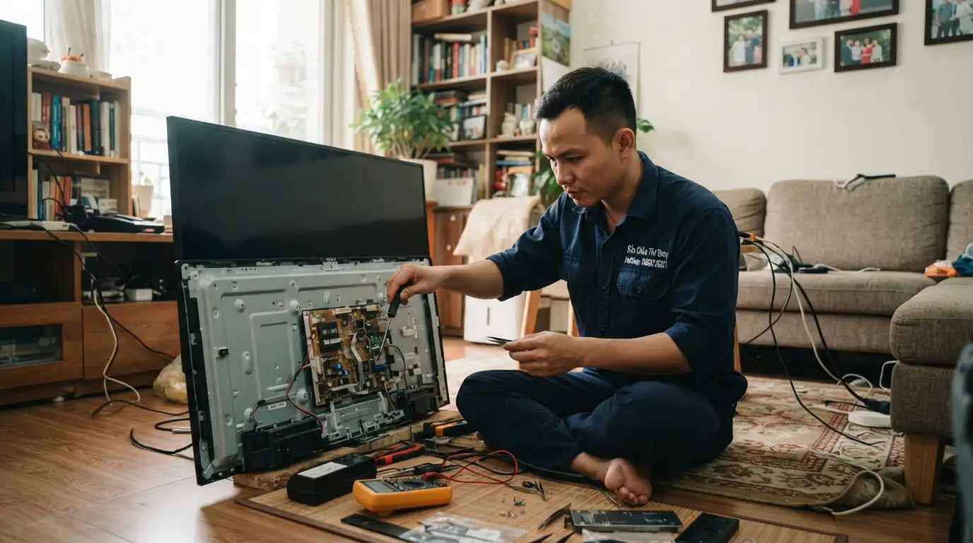 tivi sony mất nguồn nguyên nhân và cách khắc phục