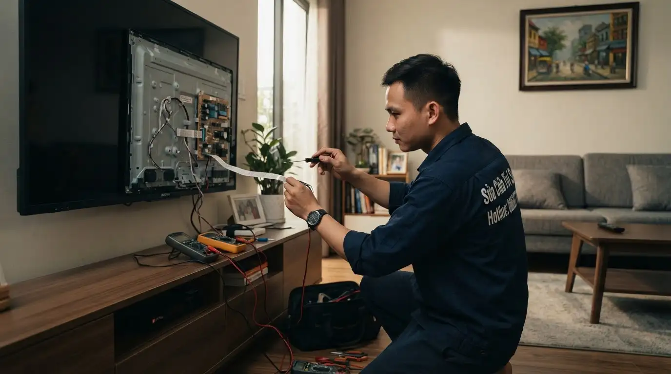bảng giá sửa tivi sony mất nguồn tại nhà