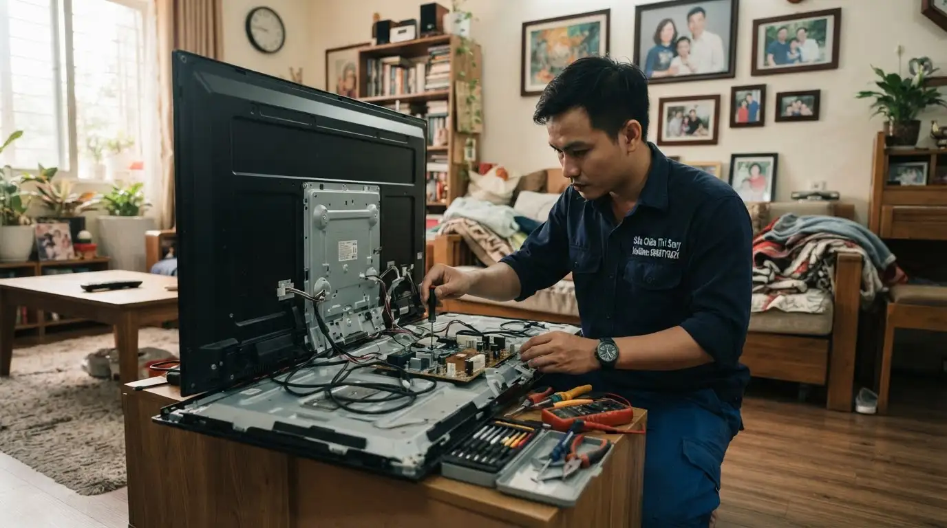 tivi sony thu nhỏ màn hình